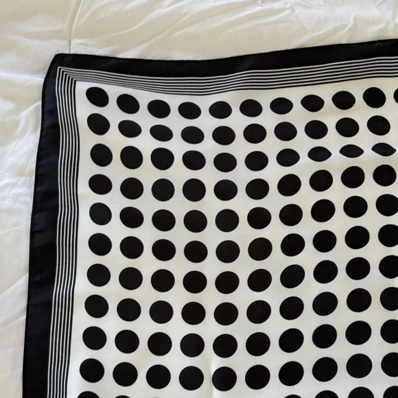 POLKA DOT SATIN HEAD SCARF - Picture 15 of 16